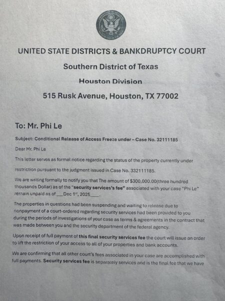 Cảnh báo lừa đảo mượn tiền -giả mạo giấy tờ pháp lý chiếm đoạt tài sản-Trinh Nguyen Smith