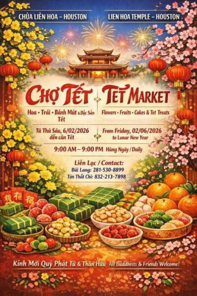 Hội chợ Xuân- Chùa Liên Hoa