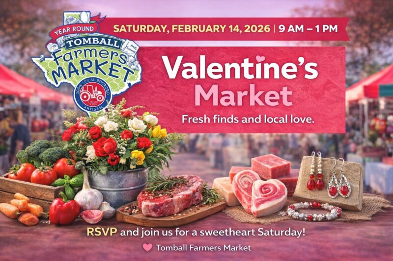 Hội chợ Valentine Tomball. - Valentine’s Market Tomball.